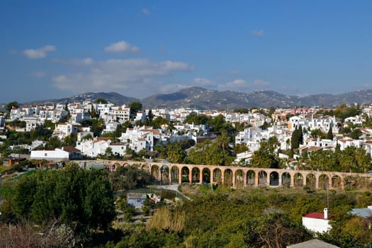 suburbs of Nerja, a city between the mountains and the sea