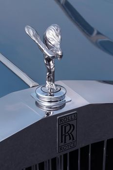 Rolls Royce front grille with Spirit of Ecstasy figure