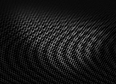 Black woven carbon fibre surface curved form soft shadows