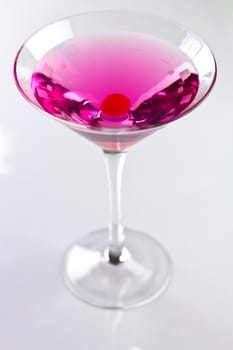 A cool refreshing Pink Cocktail