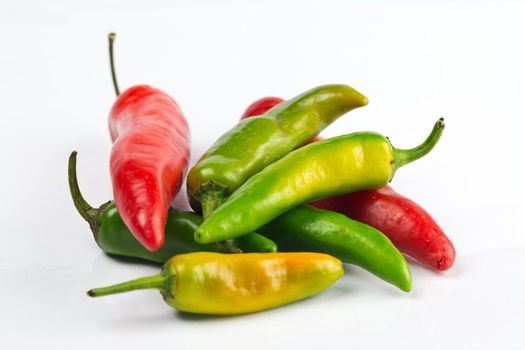 Fresh fiery hot Chillies