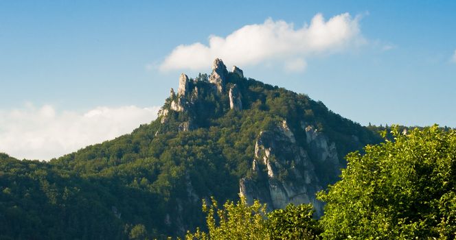 Beautiful view of the Sulov rock.