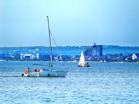 Sea voyage on small sailboat