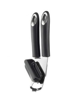 Modern can opener on a white background