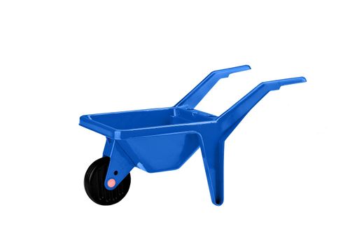 isolated handtruck on white background industry suff