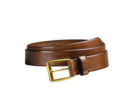 brown belt isolated on white background