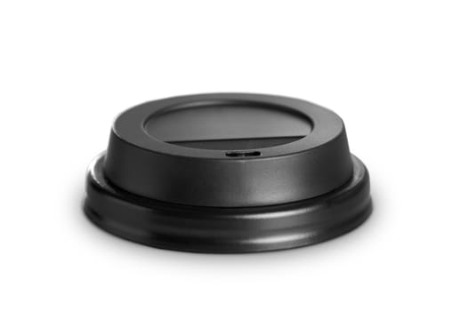 plastic stopper top cover single on white background