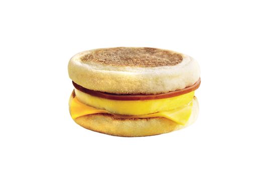 burger isolated on white