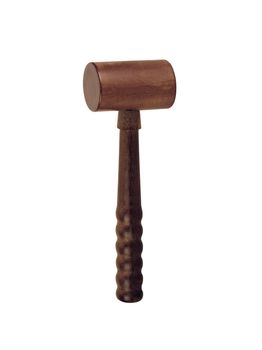 Wood hammer isolated on white