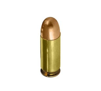Bullet isolated on white
