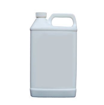 close up of a white container on white background