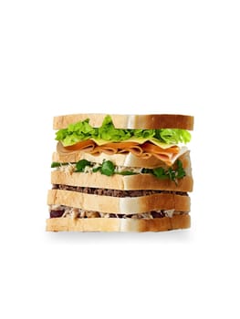 Sandwich isolated on white background