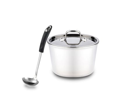 ladle with a pan