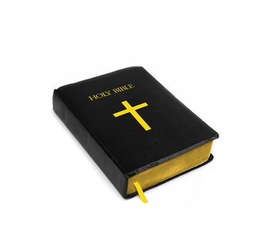 Bible on white background
