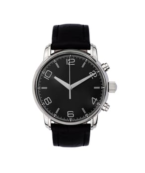wristwatch isolated on white