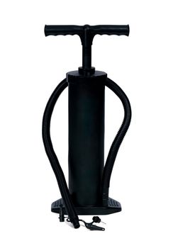 automobile air-pump isolated on white background