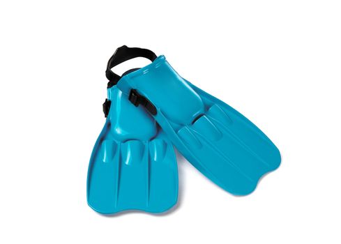Flippers isolated against white background