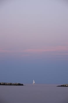 Picture of a boat sailing in the sea