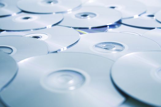 Background from compact disks with the written information