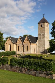 Gothic church in Ostergotland, Sweden.