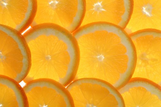 citrus fruits in slices...........