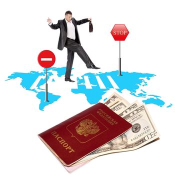 Registration of the passport and the visa to departure on rest abroad