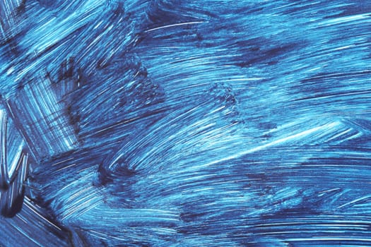 Detail of the abstract brush strokes
