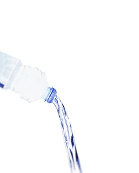 Fresh Water Splashing Over White