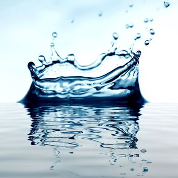 water splash reflect 3d moment