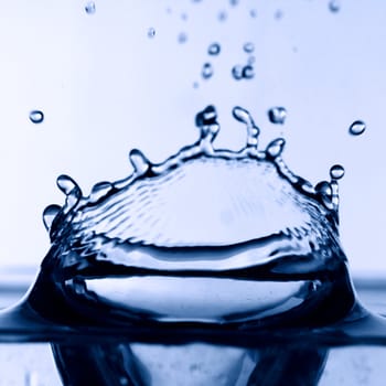 colossal water splash macro close up
