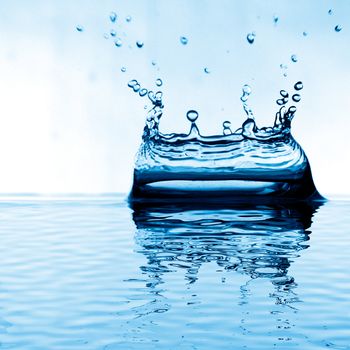 colossal water splash macro close up
