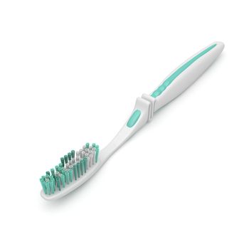 Toothbrush on a white background