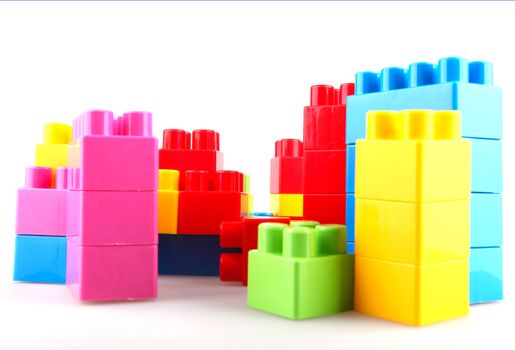 Plastic building blocks