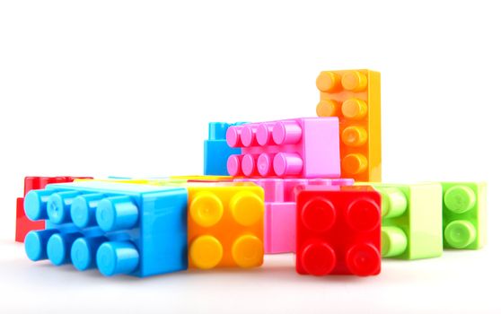 Plastic building blocks