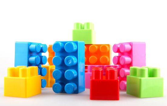 Plastic building blocks