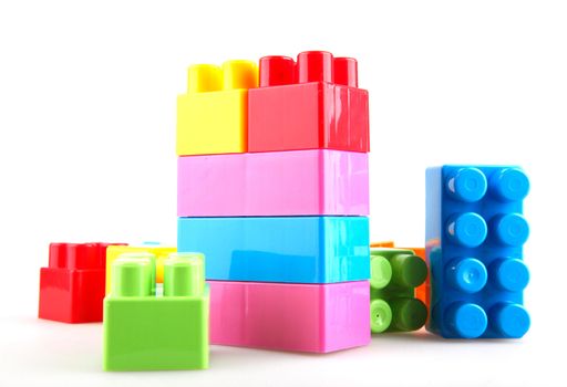 Plastic building blocks