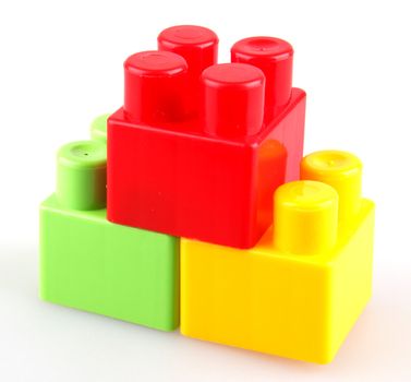 Plastic building blocks
