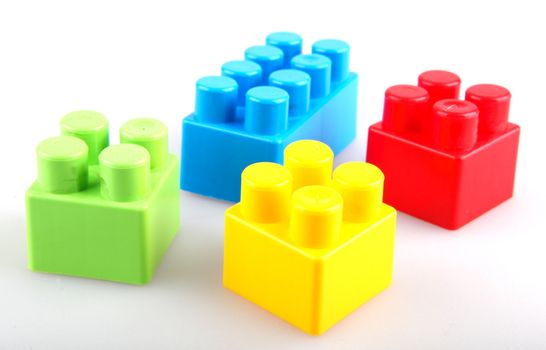 Plastic building blocks