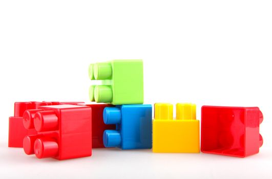 Plastic building blocks