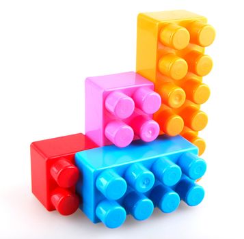 Plastic building blocks
