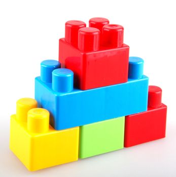 Plastic building blocks