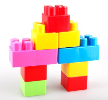 Plastic building blocks
