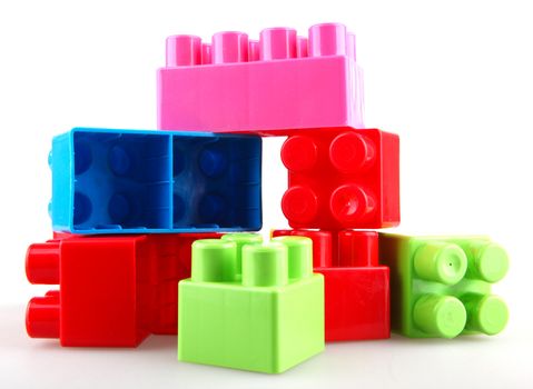 Plastic building blocks