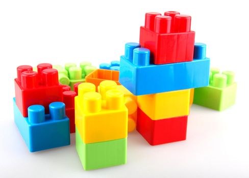 Plastic building blocks