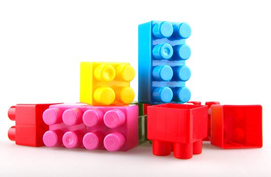 Plastic building blocks