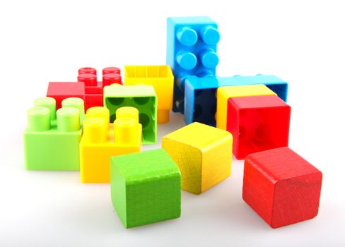 Plastic building blocks