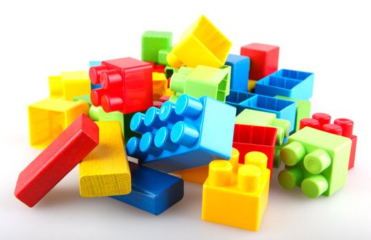 Plastic building blocks