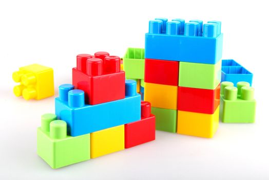 Plastic building blocks