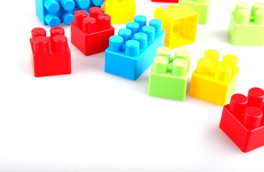 Plastic building blocks