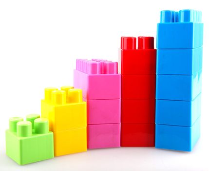 Plastic building blocks